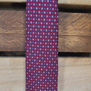Brooks Brothers All Silk Neck Tie Vintage Geometric Made in USA
